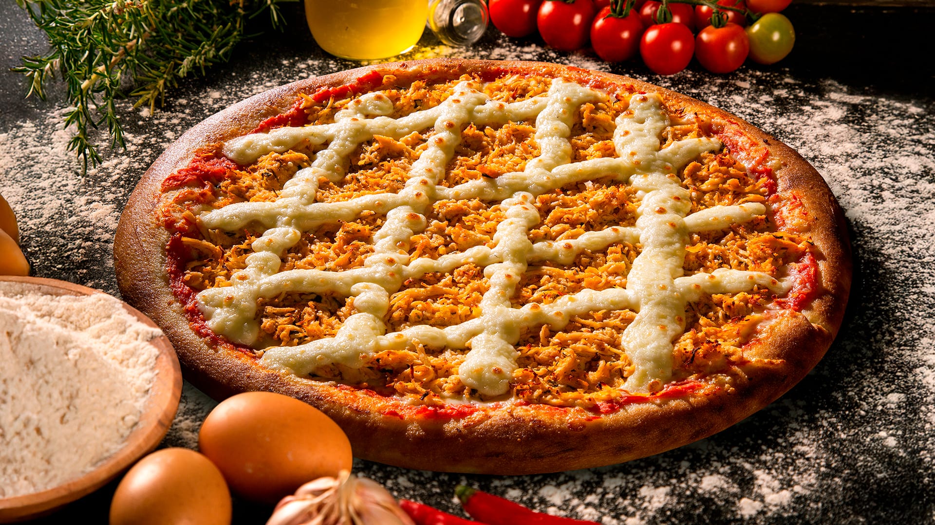 Pizza avaliada por Mariana Silva